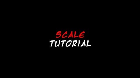Edgy Scale Tutorial | Alight Motion