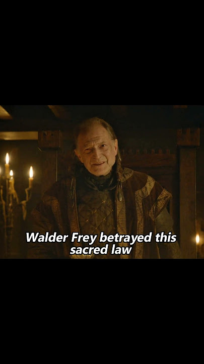Why did Arya serve Walder Frey that baked pie?