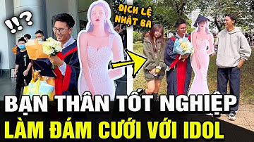 Thích "Địch Lệ Nhiệt Ba" hảo BẠN THÂN mang ảnh idol tới làm ĐÁM CƯỚI trong lễ tốt nghiệp | TB Trends