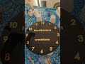 customised resin wall clock by HiART24