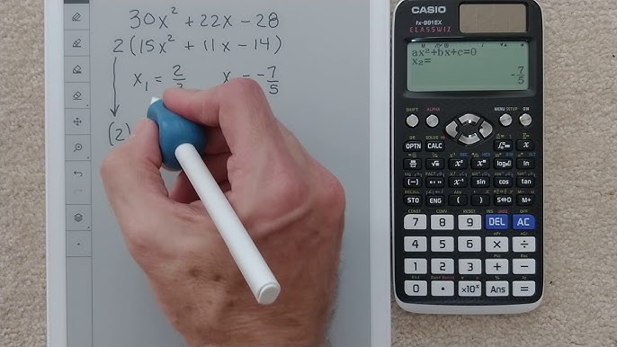 CASIO fx-991EX - Find Factors of Quadratic - Part 1 