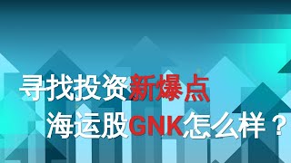 寻找投资新爆点 海运股GNK怎么样｜读出财报的秘密