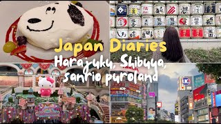 Japan Diaries Vlog | Harajuku, Peanuts Cafe, Shibuya, Sanrio Puroland