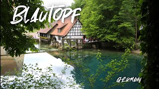 The Amazingly Blue Blautopf in Blaubeuren - Swabian Alb