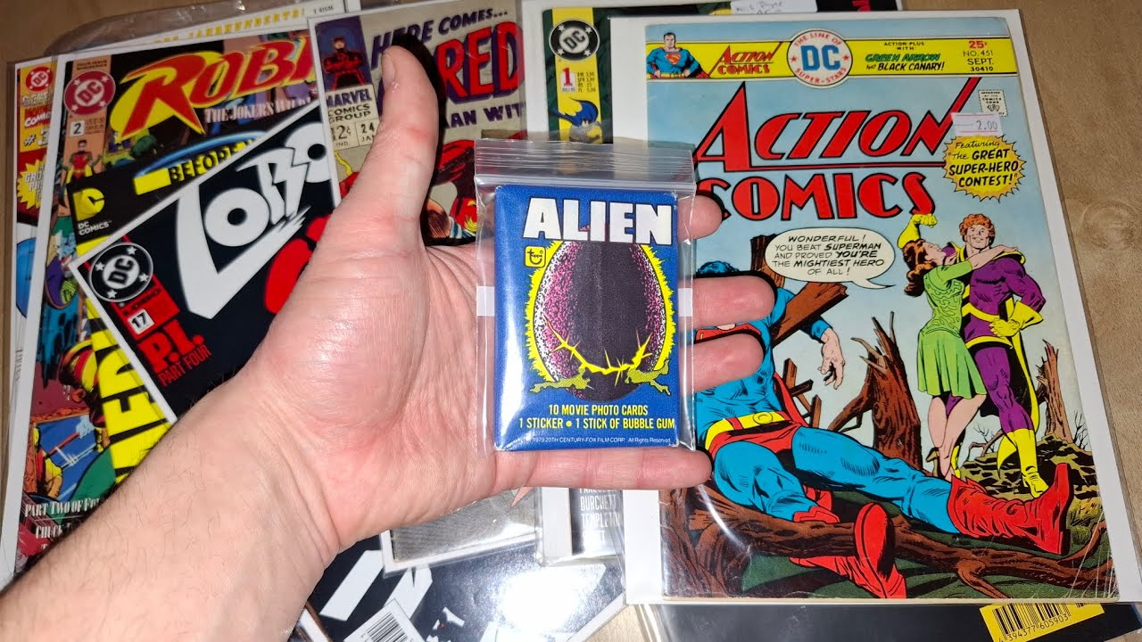 Alien Kartenpack aus 1979 😱 | Comics & Sammelkarten Haul 