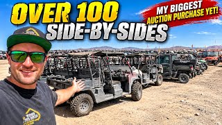 the biggest risk i have EVER TAKEN!! i bought over 100 side by sides as is where is!!