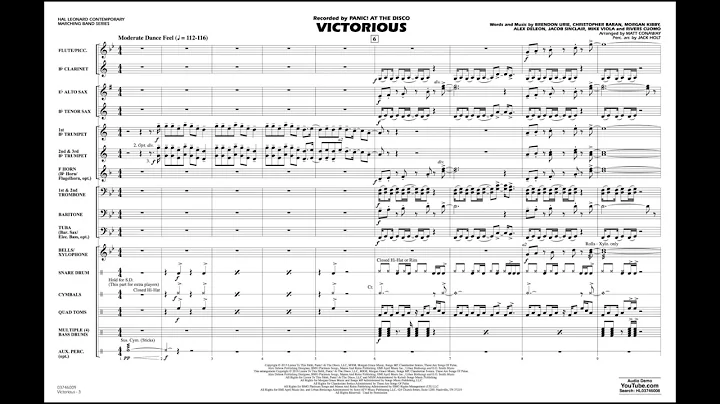 Victorious arranged by Matt Conaway & Jack Holt
