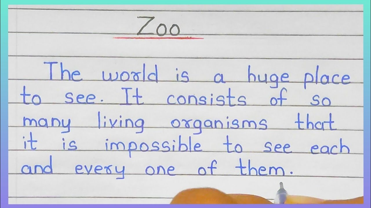 zoo should be banned essay