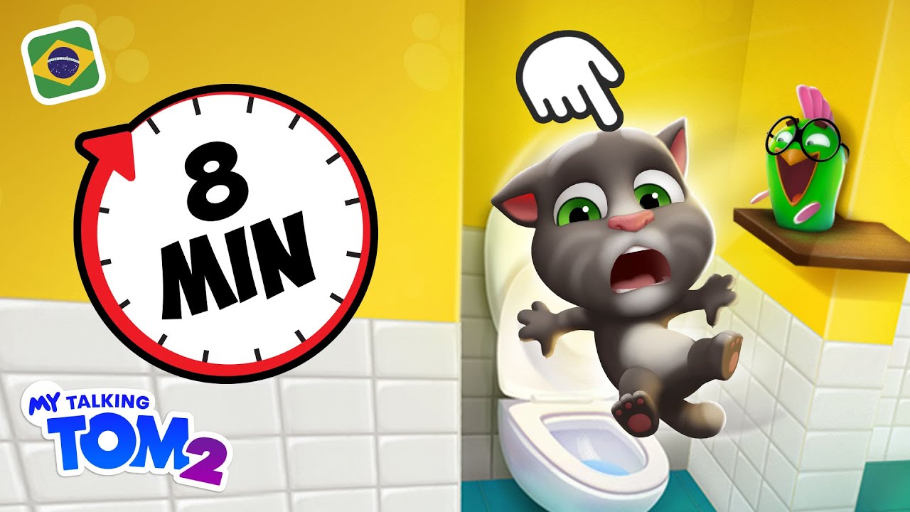 Amigo até no Banheiro - Meu Talking Tom 2 - Trailer Oficial 3 