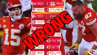 Instant Reaction: What Did The Schedule Makers Get Wrong With The Kansas City Chiefs 2024 Schedule?