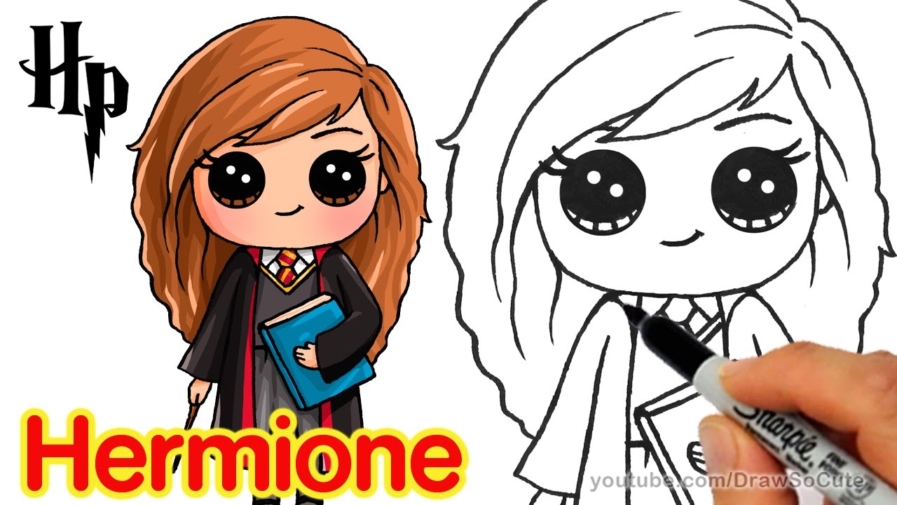 How To Draw Hermione Easy Harry Potter