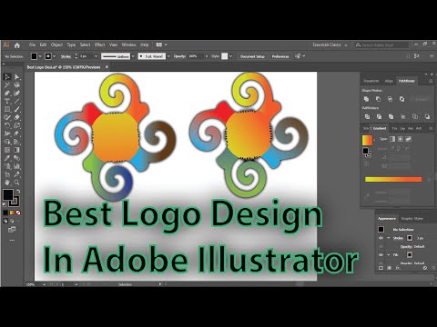 Crystallize Tool Logo Design In illustrator | How To Use Crystallize Tool Illustrator Tutorial