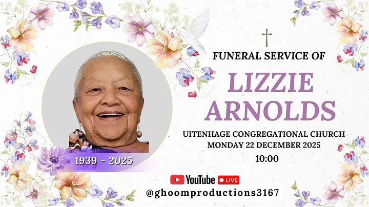 Funeral Service for LIZZIE ARNOLDS