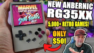 NEW $50 Anbernic RG35XX Retro EMULATION Handheld With THOUSANDS of GAMES Keeps It SIMPLE!
