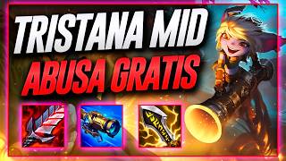 TRISTANA MID PENTAKILL +30 KILLS 🔥| Cómo jugar tristana y carrear SOLOQ (Build + Runas) | Gameplay