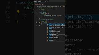 Single inheritance example in java #shorts #shortvideo #javaprogramming