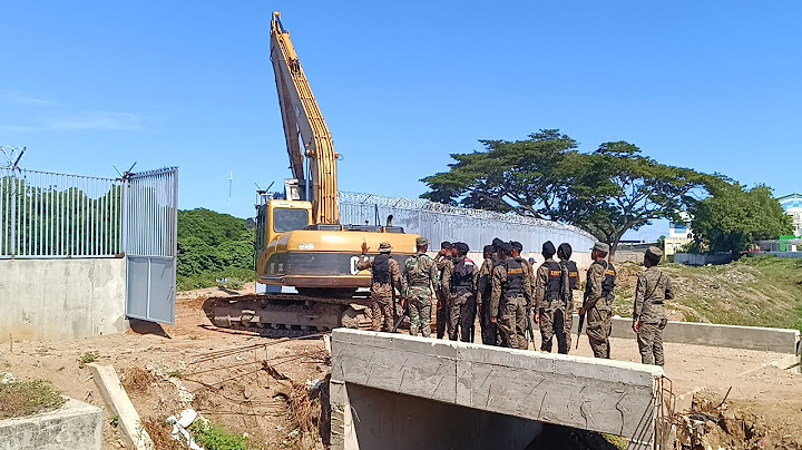 Rehabilitación del canal Dominicano en la frontera por Dajabon busca contrarrestar la obra haitiana.