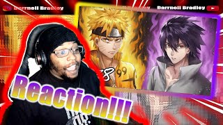 NARUTO & SASUKE RAP SONG | 'Hokage' | DizzyEight ft. SL!CK [Naruto AMV] DB Reaction