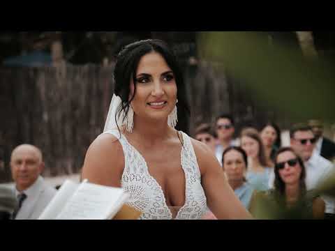 AKIIN CEREN & CHRIS BEACH WEDDING HIGHLIGHTS HD