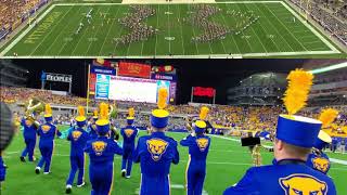 Pitt Band vs. UVA Halftime - ON FIELD VIEW
