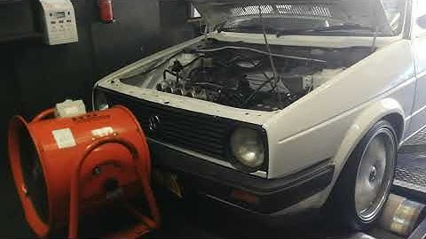 vw mk2 1800 8v golf in for a std dicktator tune from R800