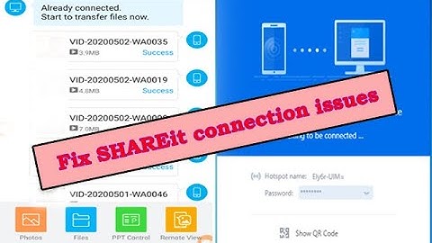 Fix SHAREit PC connection issues
