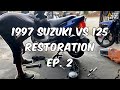 1997 suzuki vs125 restoration  episode 2 bahasa malaysia with subtitles