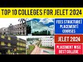 Top 10 Colleges for JELET 2024 | Placement wise best college | Fees, Courses,Placement | WBJEE JELET