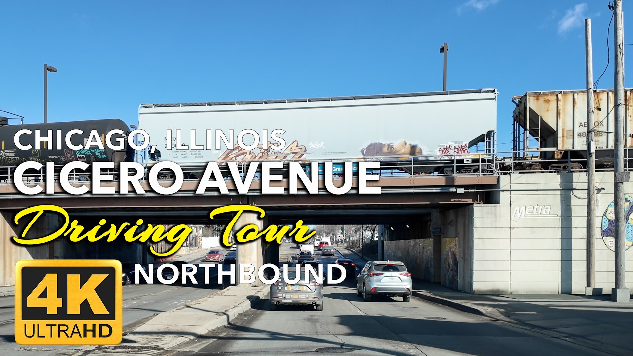 Driving Through Cicero Ave., Chicago, IL | A Corridor That Never Lets Up (South to North)