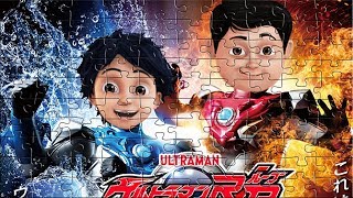 Shiva Antv Transform Into Ultraman Blu & Rosso Jigsaw Puzzle Games Finger Family Nursery Rhymes