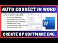Ms Word - Auto Correct Features | Auto Correct Feature in Microsoft Word | Auto Correct in Word