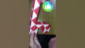 how make gun fome snake cube. plz 🙏like and subscribe. #short#video #snake cube.