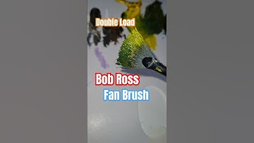 Bob Ross happy little trees #bobross #shorts