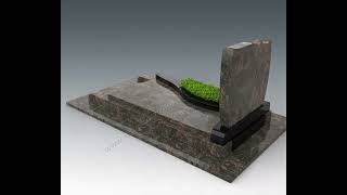 Modern Design Personalized Memorial Monument