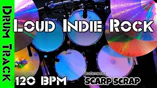 Build a Wall of Sound with This Loud Indie Rock Drum Track. [Scarp Scrap -120 BPM]