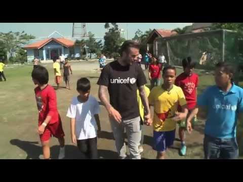 David Beckham: Hero of the Phillippines! | UNICEF