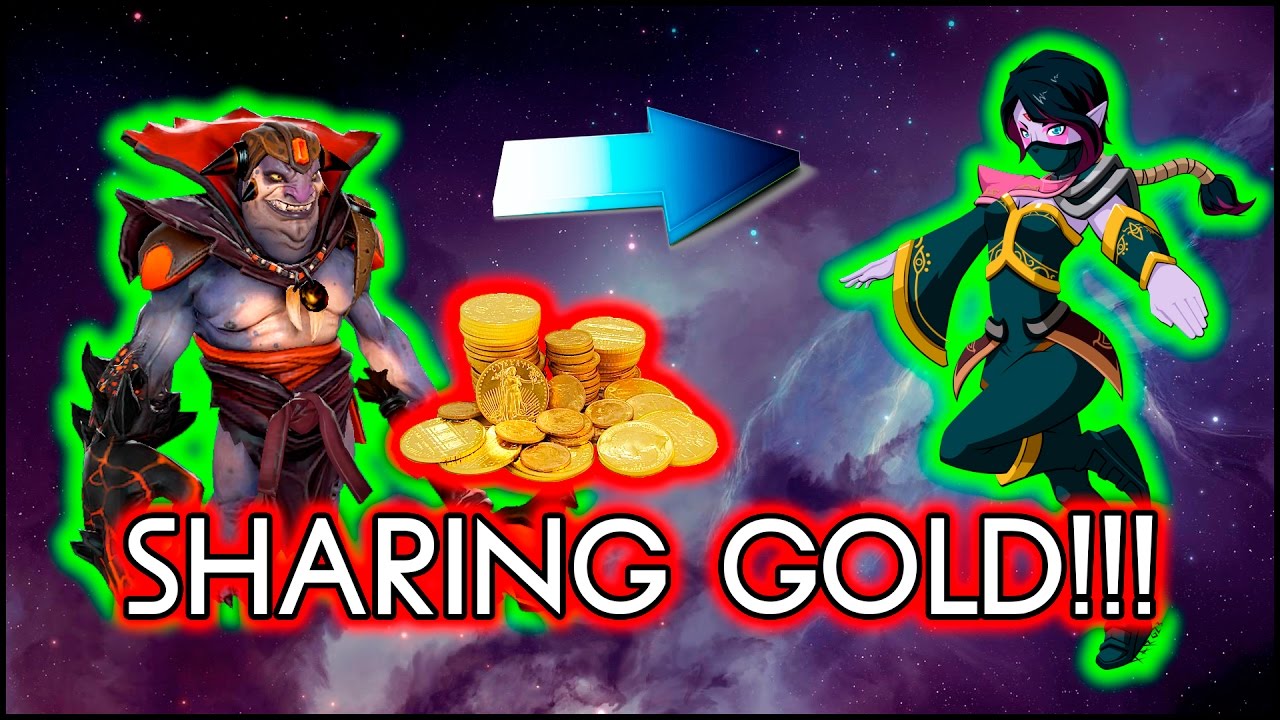 Dota 2 Tricks Sharing Gold With Your Teammates FIXED YouTube