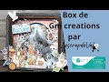 Box gm creation  partie 1 avec la collection yule de scrap by fleur