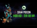 SRAM A L'ANCIENNE - 225 DO AIR 1400 AGI - LES POISONNNNNS