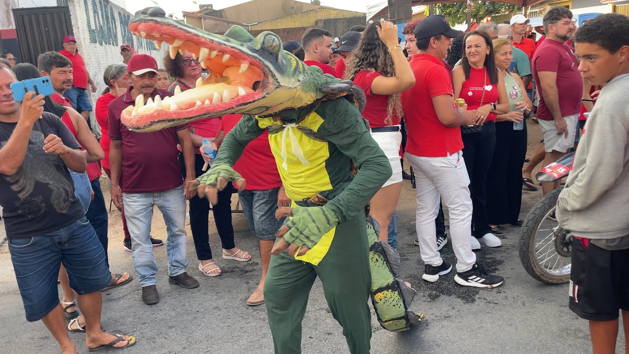 Veja como foi a concentração do jacaré folia - YouTube