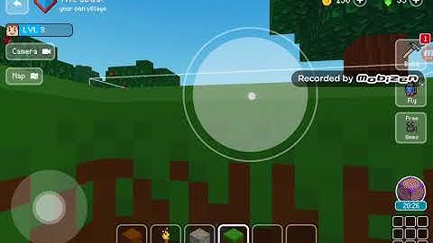 Making a secret base in block craft 3d