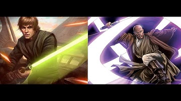 Versus Series Luke Skywalker VS Mace Windu