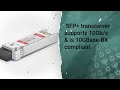 SFP-10G-BX40D-I 10Gb/s 10GBase-BX Single-Mode Fibre 1270nm-RX/1330nmTX LC Connector SFP+ Transceiver