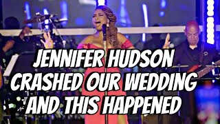 Jennifer Hudson crashed our wedding and this happened❗ #wedding #jenniferhudson
