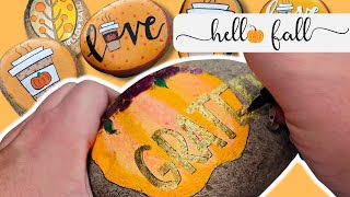 Fall Favorites - Fun Fall Rock Painting Ideas!