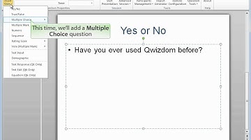 Qwizdom Actionpoint   Getting Started   Creating a Presentation
