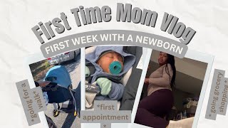 First Time Mom Vlog-First week with a newborn