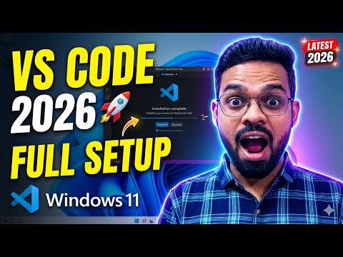 How to Install VS Code 2026 (Complete Setup Tutorial) 💻 Beginner Friendly!