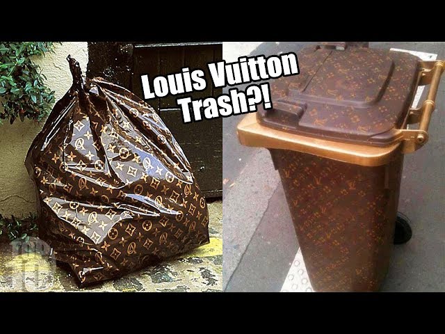 louis vuitton trash can meme