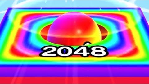 BALL RUN 2048  - All  Levels Gameplay IOS  (Part 83).